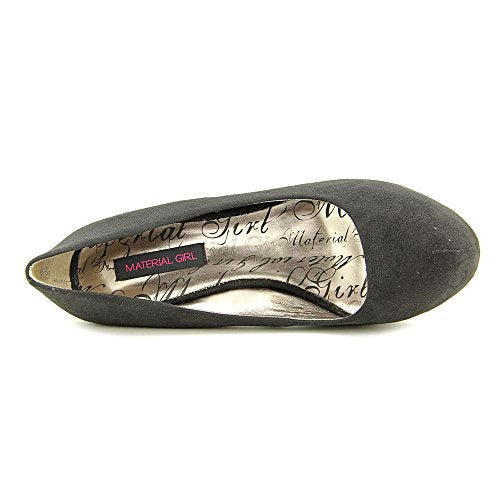 Material Girl Women's Krisp Fabric Platform Heel Black Size 2XL