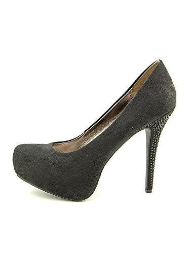 Material Girl Women's Krisp Fabric Platform Heel Black Size 2XL