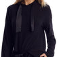 Felina Women's Cozy Hacci Lounge Hoodie Black Size X-Large