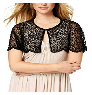 Adrianna Papell Women's Formal Top Black Size Medium