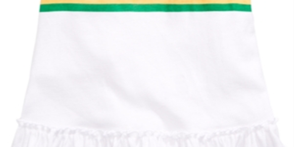 First Impressions Baby Girl's Striped Swing Top White Size 18 M