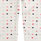 First Impressions Toddler Girl's Heart Print Leggings  White Size 3T