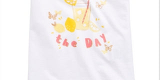 Epic Threads Little Girl's Squeeze the Day T-Shirt  White Size 5