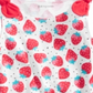 First Impressions Baby Girl's Strawberry Print Cotton Tunic  White Size 3-6M
