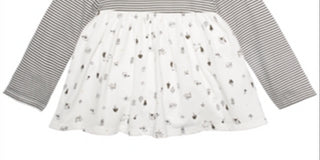 First Impressions Toddler Girl's Cotton Woodland Animals Tunic  White Size 2T