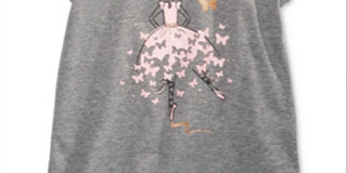 Epic Threads Toddler Girl's Ballerina T-Shirt Gray Size 3T/3