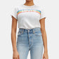 Levi's Women's Short Sleeve Crew Neck T-Shirt Top White Size Large
