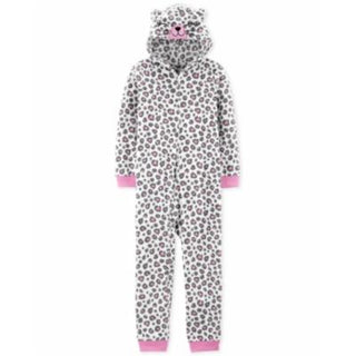 Carter's Little & Big Girl's 1 Pc Leopard-Print Pajama Pink Size 6
