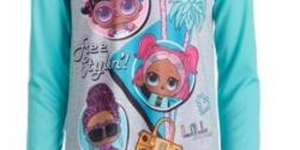 Ame Little & Big Girl's 2 Pc Lol Surprise Nightgown & Sleep Mask Set Blue Size 10