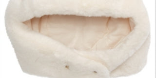 First Impressions Baby Girl's & Boys Faux Fur Pom Pom Hat White Size 6-12