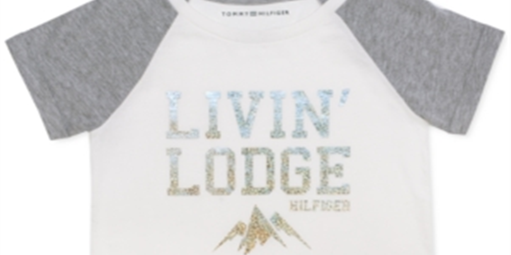 Tommy Hilfiger Big Girl's Cotton T-Shirt White Size M