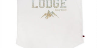 Tommy Hilfiger Big Girl's Cotton T-Shirt White Size M