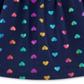 Carter's Toddler Girl's Cotton Bell Sleeve Heart Print Top Navy Size 4T