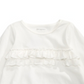 First Impressions Baby Girl's Cotton Ruffled T-Shirt  White Size 3-6M