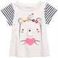 First Impressions Baby Girl's Bear Print Cotton T-Shirt  White Size 3-6M