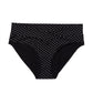 Motherhood Maternity Women's Printed Maternity Bikini Panties Black Size XL