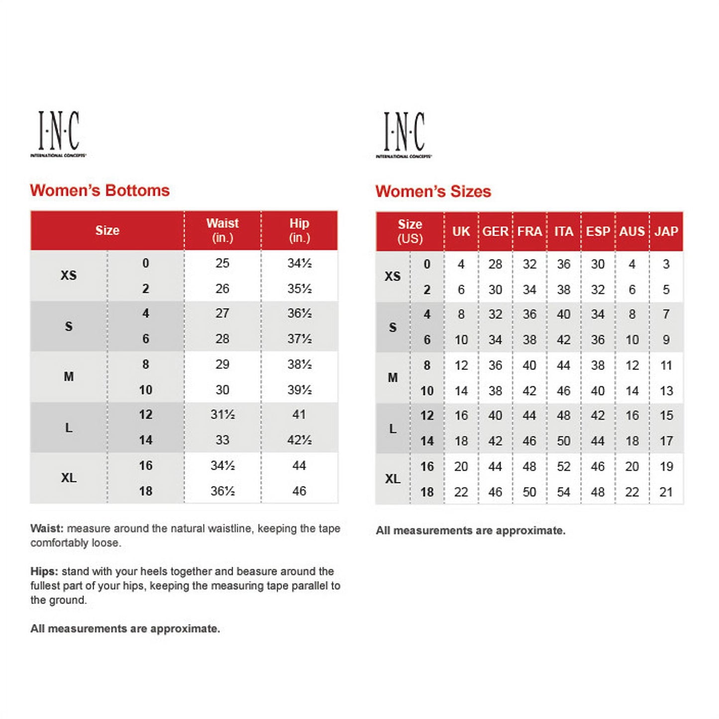 INC International Concepts Women's Coral Shorts Orange Size 2