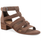 American Rag Sonia Gladiator Leather Sandals  - Taupe Suede Gray Size 6.5