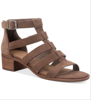 American Rag Sonia Gladiator Leather Sandals  - Taupe Suede Gray Size 6.5