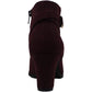 Charter Club Women's Pixxy Faux Suede Booties Dress Boots Wine Size 6M