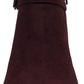 Charter Club Women's Pixxy Faux Suede Booties Dress Boots Wine Size 6M