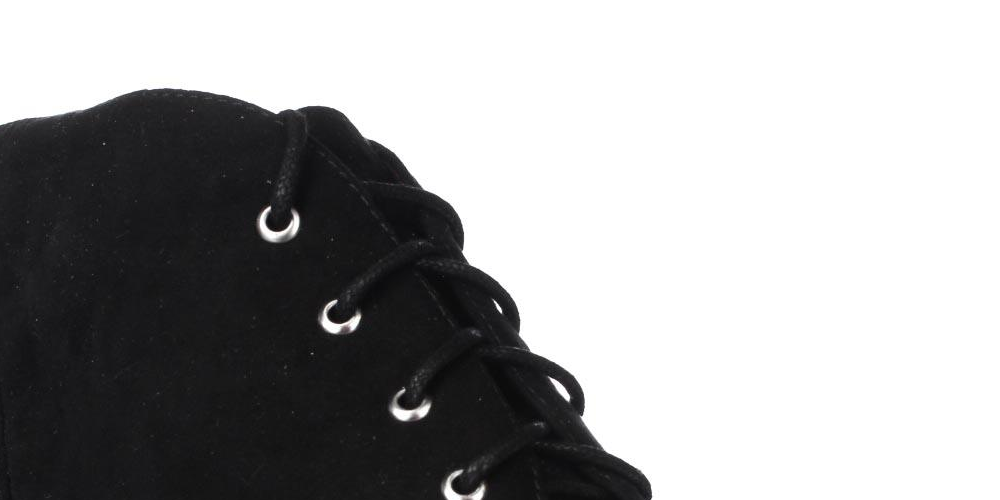 American Rag Womens Black 0.5 Platform Reaghan Round Toe Block Heel Lace-up Hiking Boots 6.5 M