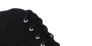 American Rag Womens Black 0.5 Platform Reaghan Round Toe Block Heel Lace-up Hiking Boots 6.5 M