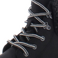 WHITE MOUNTAIN Womens Sandro Faux Leather Combat Boots Black 6 M