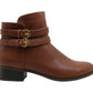 Charter Club Womens Jaimee Closed Toe Ankle Fashion Boots, Cognac, Size 6