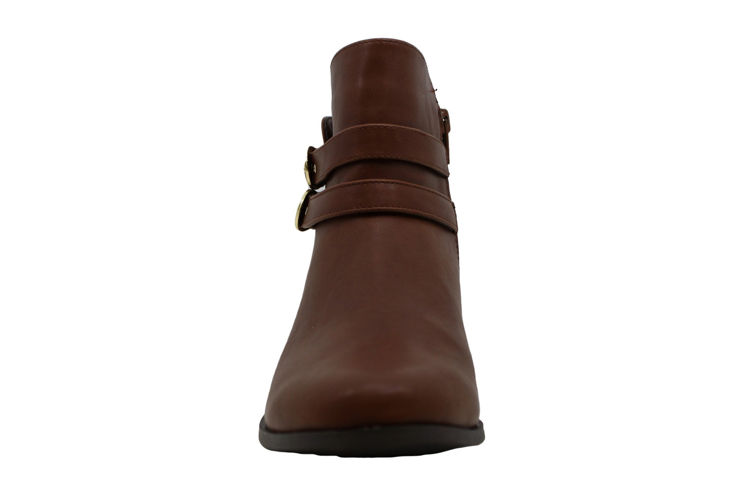 Charter Club Womens Jaimee Closed Toe Ankle Fashion Boots, Cognac, Size 6