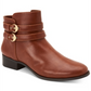 Charter Club Womens Jaimee Closed Toe Ankle Fashion Boots, Cognac, Size 6