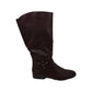 Style & Co. Womens Kindell Leather Closed Toe Mid-Calf Cold Weather Boots Wine Red Size 6