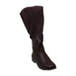 Style & Co. Womens Kindell Leather Closed Toe Mid-Calf Cold Weather Boots Wine Red Size 6