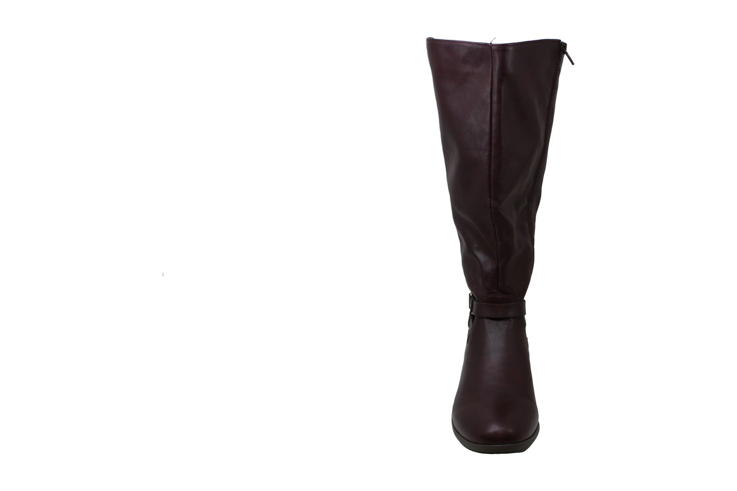 Style & Co. Womens Kindell Leather Closed Toe Mid-Calf Cold Weather Boots Wine Red Size 6