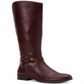 Style & Co. Womens Kindell Leather Closed Toe Mid-Calf Cold Weather Boots Wine Red Size 6