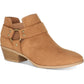 Style & Co. Women's Winnde Harness Booties Ankle Boots Brown Size 6M