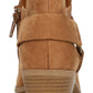 Style & Co. Women's Winnde Harness Booties Ankle Boots Brown Size 6M