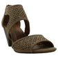 Style & Co Women's Hortensia Faux Suede Perforated Heel Sandals Brown Size 6.5