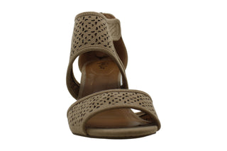 Style & Co Women's Hortensia Faux Suede Perforated Heel Sandals Brown Size 6.5