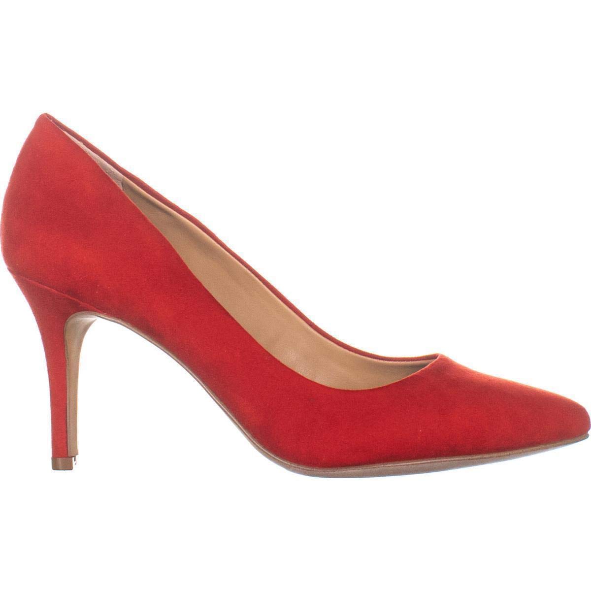 INC International Concepts Womens Zitah Suede Pointed Toe, Red Lava, Size 6