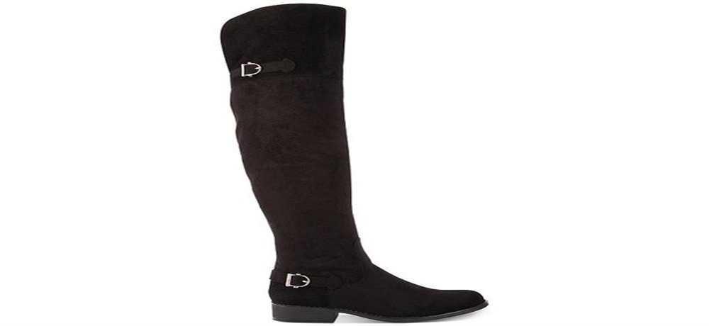 American Rag Women's Adarra Wide Calf Riding Boots Black Size6.5 M