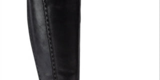 Baretraps Womens Abram WC Faux Leather Wide Calf Riding Boots Black Size 6.5