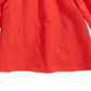 First Impressions Baby Girl's Metallic Striped Bow Trim Top Red Size 6-9 M