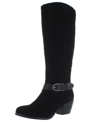 American Rag Womens Tegan Suede Tall Knee-High Boots Black 6.5 Medium