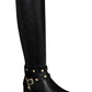 Thalia Sodi Womens Vallie Faux Leather Tall Riding Boots Black 6 M