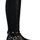 Thalia Sodi Womens Vallie Faux Leather Tall Riding Boots Black 6 M