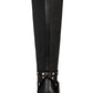 Thalia Sodi Womens Vallie Faux Leather Tall Riding Boots Black 6 M