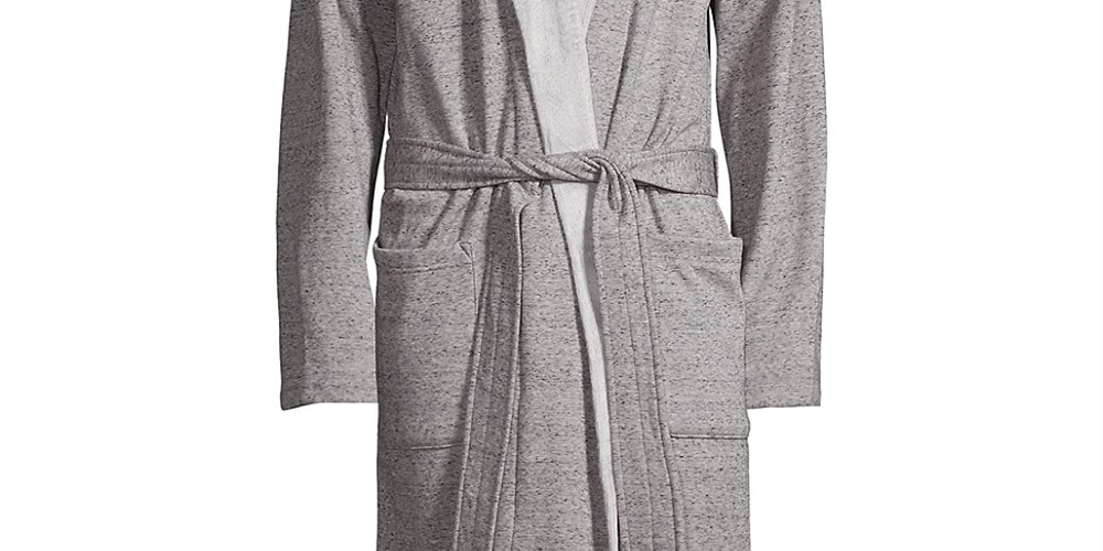 UGG Men's Robinson Robe Silver Size 34X16