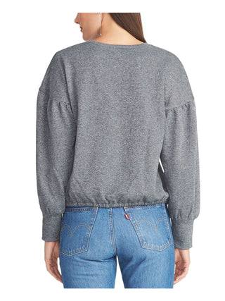 Rachel Roy Women's Long Sleeve Crew Neck Sweater Gray Size X-Small