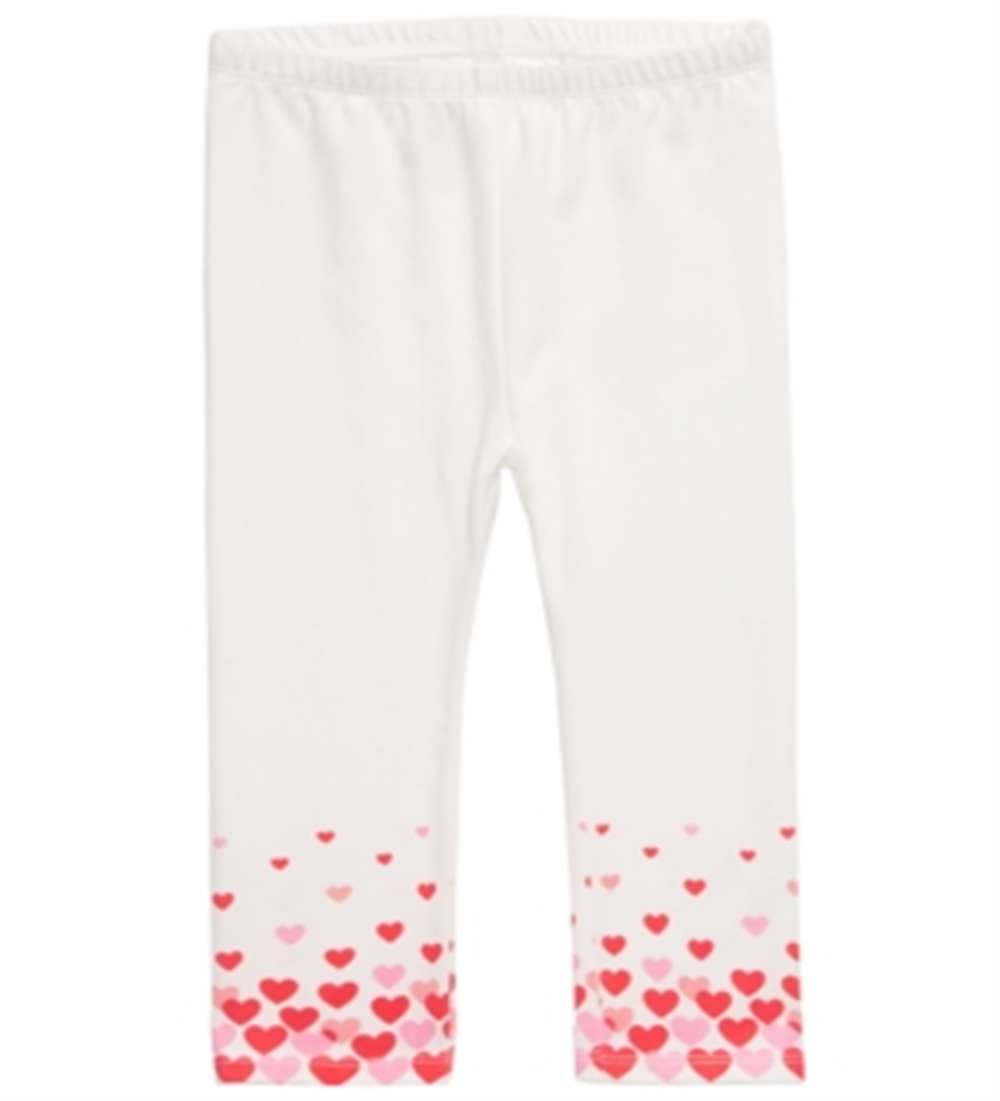 First Impressions Baby Girl's Heart-Print Leggings White Size 24M